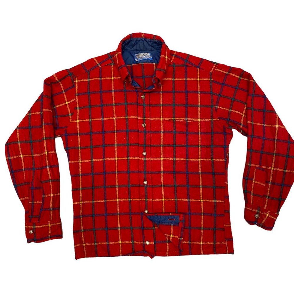 Vintage 70’s Pendleton Plaid Shirt Sz S
